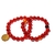 Pulseira Bolinha Agata Cornalina Rolada Fio Silicone - Distribuidora CristaisdeCurvelo