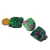 03 Rubi na Zoisita Pedra Bruto Natural 15g 2 a 4cm Classe B