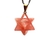 Colar Merkabah Quartzo Cereja ou Cherry Pino Dourado