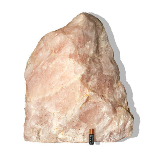Cristal Rosa Pedra Pé Serrado Natural 38Kg 42cm Classe B