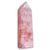 Ponta Quartzo Rosa Natural Pedra Lapidado 8,5Kg 38cm Classe B - Distribuidora CristaisdeCurvelo