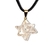 Colar Merkabah Quartzo Fumê Pedra Natural Pino Dourado - Distribuidora CristaisdeCurvelo