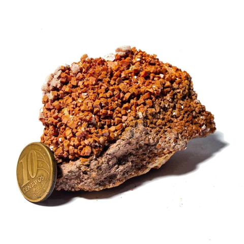 Vanadinita na Base de Laterita Natural 100 a 150g Tipo C