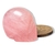 Crânio Não Pingente Pedra Quartzo Rosa Esculpido Natural - Distribuidora CristaisdeCurvelo