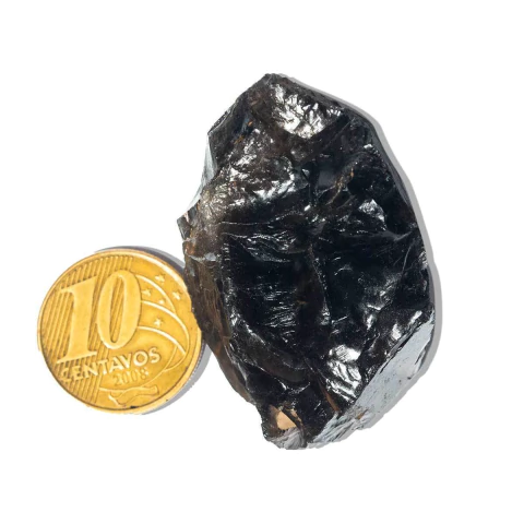 01 Bloquinho Quartzo Fumê Murion 20 a 50g Média 4cm Tipo A