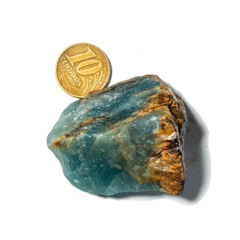 01 Ônix Azul Bruto Pedra Natural Média 30 a 70mm 50 a 75g