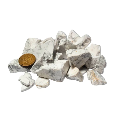 Howlita Branca Cascalho Pedra Natural 5 a 40 mm 200g