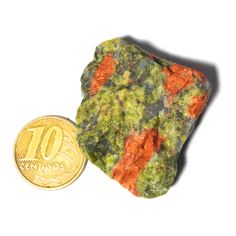 01 Unakita Natural Pedra Bruta 20 a 50mm 25 a 50g