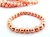 Pulseira Bolinha Pedra Hematita Rose Gold Fio Silicone - comprar online