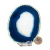 01 Chapa de Ágata Azul Pedra Natural 11 a 13cm C/Base Tipo A na internet
