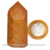 Ponta Jaspe Amarelo Natural Gerador Sextavado Cod 132729
