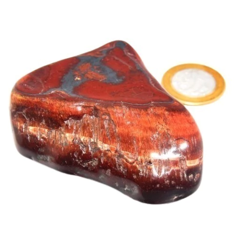 Olho de Tigre Rolado Pedra Natural Origem Africa Cod 123508