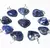 Conjunto Brinco Colar NLux Coração Sodalita Azul Prata 950 na internet
