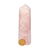 Ponta Quartzo Rosa Pedra Natural 12 a 13cm média 240g Tipo A - loja online