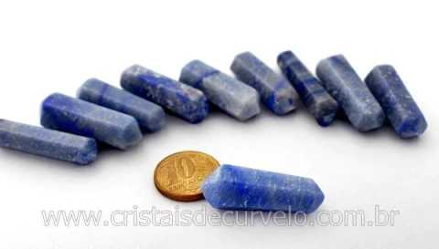 7 Mini BiTerminados pra Mandala e Mesa Radiônica Quartzo azul