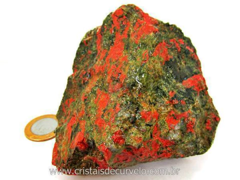 Unakita Pedra Natural De Garimpo Em Bruto Para Colecionador e Esoterismo Cod 513.7