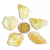 03 Pedra Citrino Bombardeado Bruto Furo Central Montar Colar - buy online