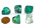 04 Fluorita Verde Rolado Pedra Natural de garimpo Reff FR5962