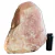 Cristal Rosa Pé e Bico Polido Natural 141kg 62cm Classe B
