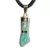 Colar Mini Figa Amazonita Verde Montagem Dourado - comprar online