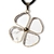 Colar Trevo 4 folhas Cristal Pedra Natural Montagem Dourado - loja online