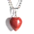 03 Pingente Mini Coração Jaspe Vermelho 15mm Pedra Natural Prateado Atacado na internet