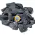 1kg Pedras Brutas Quartzo Preto Natural Tam Médio Classe A on internet