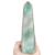 Ponta Ônix Verde Pedra Lapidação Gerador Sextavado 494g 17cm
