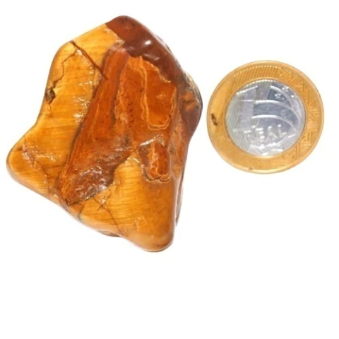 Olho de Tigre Rolado Pedra Natural Origem Africa Cod 122737