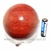 Esfera Quartzo Vermelho Natural Bola Lapidado Cod 119876