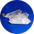 Voguel Biterminado Quartzo Cristal 12 Faces 13 a 14cm Tipo B