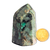 Ponta Esmeralda Verde Pedra Natural 5 a 6cm 80 a 120g Tipo C na internet