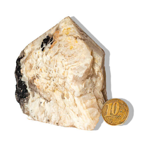 01 Turmalina no Feldspato Pé e Bico Serrado 300 a 400g Tipo C