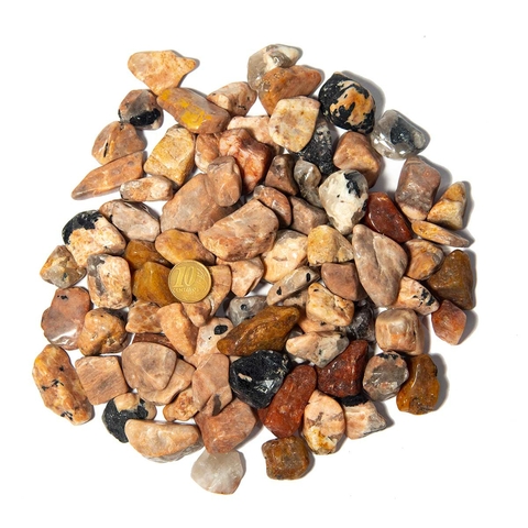 1 kg Turmalina No Feldspato Rolado Natural M 20 a 35mm TipoB