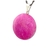 03 Pingente Disco Liso Amazonita Pink Pedra Natural Pino Prateado Atacado - comprar online