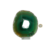 Chapa Ágata Verde Pedra Lapidada Porta Frios 13cm 174g