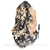 Ponta Turmalina Preta no Feldspato Grande 30Cm Bruto Bico Polido Cod 135743