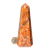 01 Ponta Calcita Laranja Pedra Natural 15 a 16 cm Tipo A