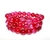 Pulseira Bolinha Pedra Agata Rosa Rolada Fio Silicone PB7197 - Distribuidora CristaisdeCurvelo