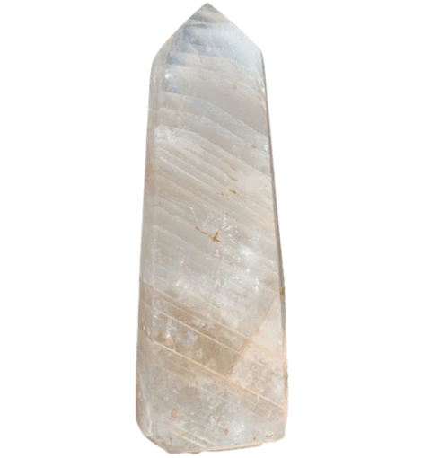 Ponta Cristal Phantom Natural Lapidado 16,5cm 782g Classe B