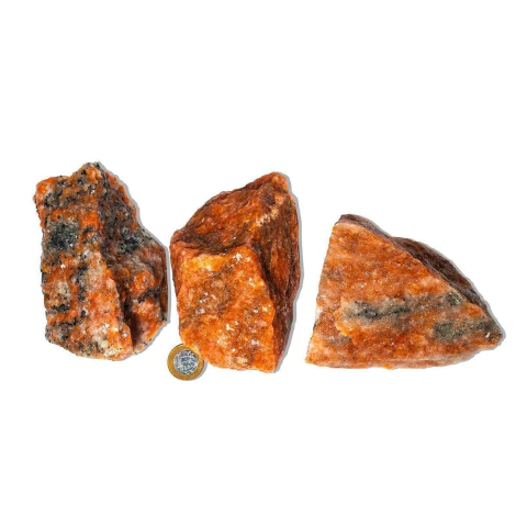 05 Calcita Laranja Bruto Esoterismo 1 a 1,5Kg 15-25cm Tipo A