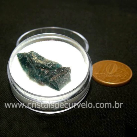 Apatita Azul Natural Pedra do Ano 2022 No Estojo Cod 130748