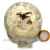 Bola Pedra Enxofre na Drusa de Geodo de Cristal Cod 132649 - comprar online