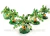 04 Arvore Felicidade Pedra Quartzo Verde Atacado REFF AJ3256 - comprar online
