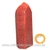 Ponta Quartzo Vermelho Natural Gerador Sextavado Cod 134835 - buy online