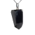 Colar Pontinha Obsidiana Negra Pedra Natural Pino Prata 950 - Distribuidora CristaisdeCurvelo