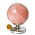 01 Esfera Quartzo Rosa Natural 500 a 600g 7 a 8cm Classe A