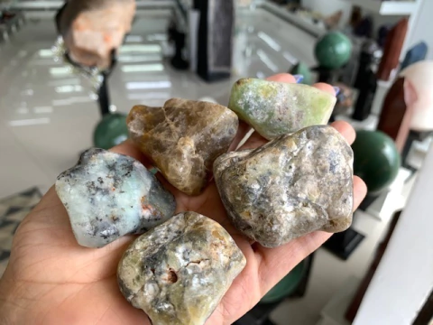 Opala Brasileira Rolada Pedra Natural 130113 OFERTA DO DIA