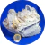 Drusa de Cristal Branco Natural 17 cm 2 kg Tipo C