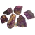 01 Purpurita Bruta Pedra Natural 6 a 10cm 200 a 250g Tipo C na internet